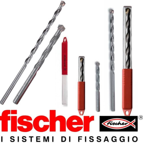 Punta In Acciaio Per Trapano Fischer Muratura Calcestruzzo Carburo Sdd 8×400