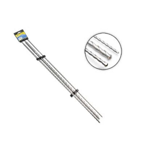 Punte Per Trapano Demolitore Martello 3pz 1000 Mm Attacco Sds Plus 1 Mt Per Muro