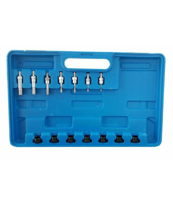 Rivettatrice Per Inserti Rivetti Filettati Filetti M3 M4 M5 M6 M8 M10 M12 116pz - immagine 3