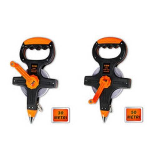 Rotella Metrica Nastro In Acciaio 30 O 50 Metri Con Picchetto Metro Per Misurare