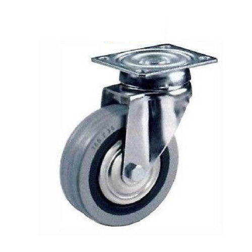 Ruota Grigia Con Piastra Girevole Tbp Cebora Diametro 60 80 100 125