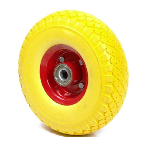 Ruota In Gomma Per Cariola Carrello Con Cuscinetto 260 Lb 200 Kg 4.10 /3.50 – 4