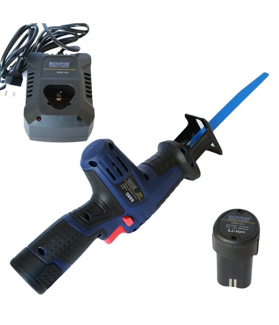 Sega Elettrica 12v A Batteria Ricaricabile Sega A Gattuccio 2 Batterie A Litio