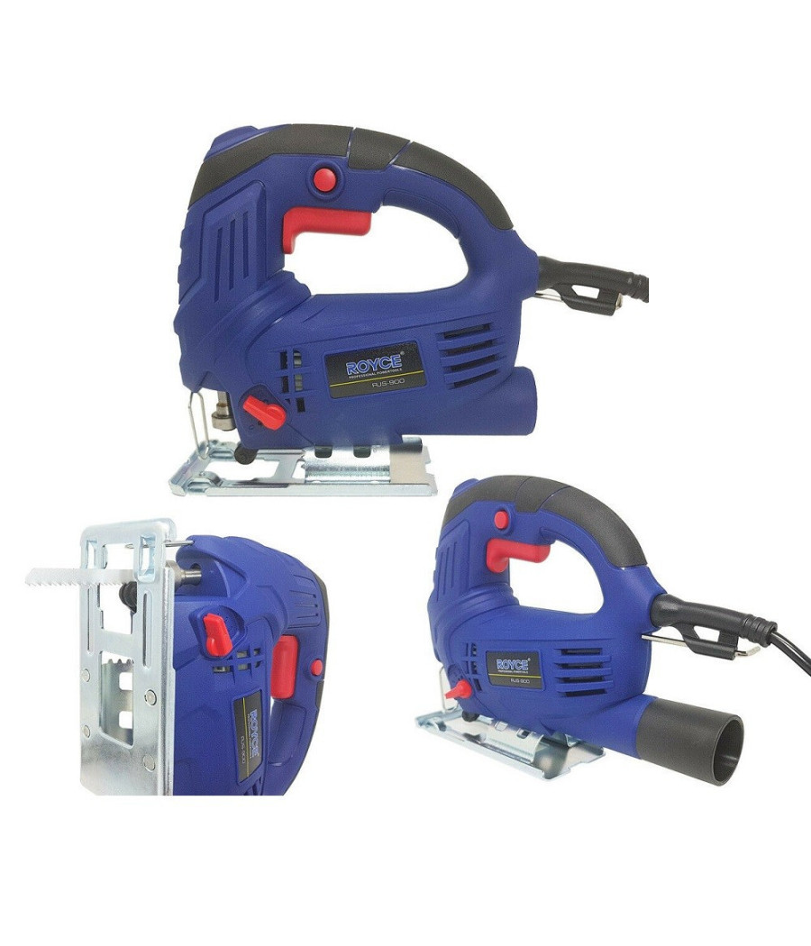 Seghetto Alternativo 900w Taglio 80mm Plastica Ferro Con Regolazione Rjs-900