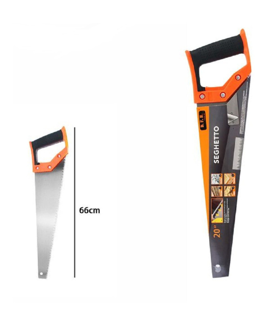 Seghetto Segaccio Per Legno 20" 66 Cm Sega A Mano Taglio Lama In Acciaio 07972
