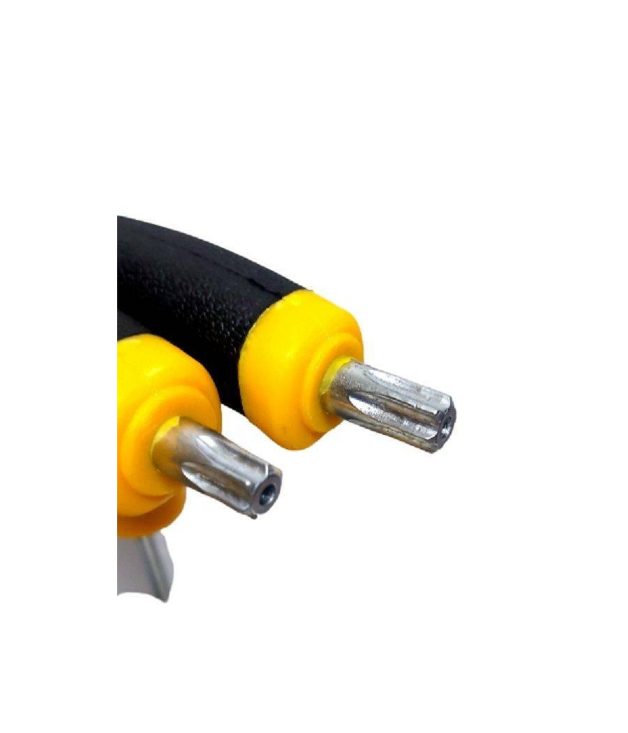 Set 10 Pz Chiavi Torx Con Impugnatura A T Cacciaviti Manico Antiscivolo 262009 - immagine 2
