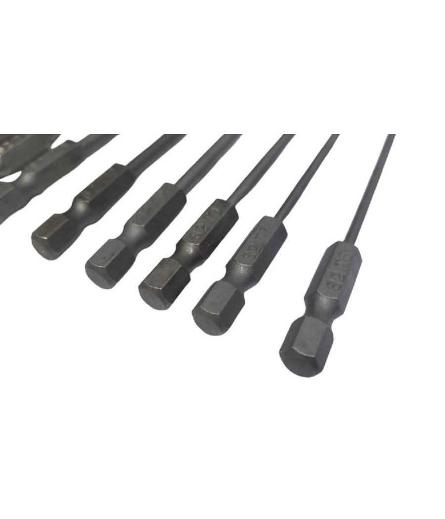 Set 11 Inserti Da T6 A T40 100mm Cacciaviti Torx Per Avvitatore Esagonale 1/4" - immagine 3