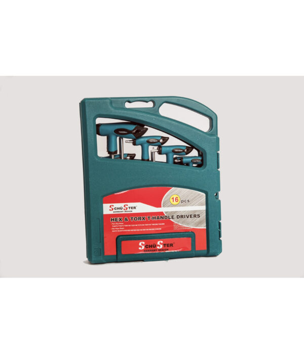 Set 16 Pz Chiavi Kit Chiave A T Esagonali E Torx Lunghe Valigetta Professionali - immagine 3