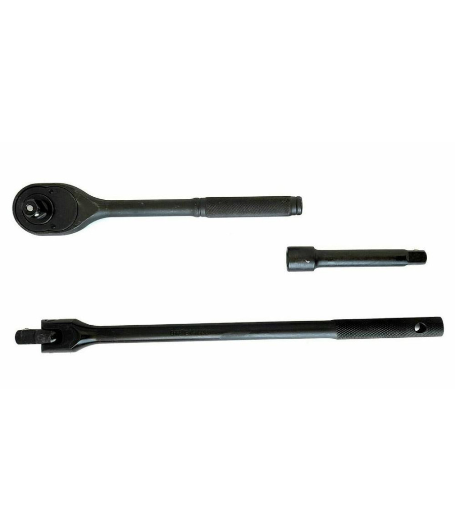 Set 17 Pz Bussole Esagonali 1/2" Da 8 A 24mm Con Cricchetto Prolunga Mr70795 - immagine 2