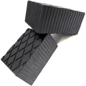 Set 2 Pezzi Tamponi In Gomma Per Ponti Sollevatori Tampone 16 X 12 X 8 Cm