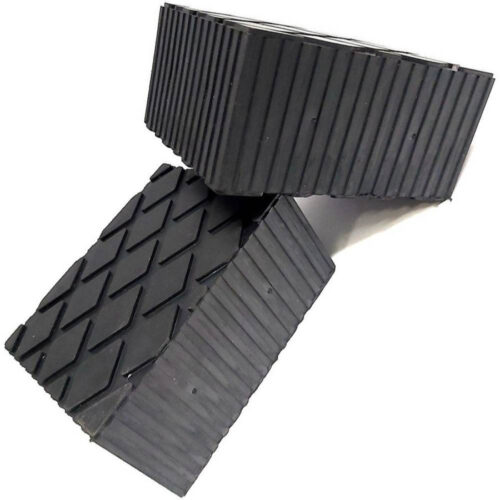 Set 2 Pezzi Tamponi In Gomma Per Ponti Sollevatori Tampone 16 X 12 X 8 Cm