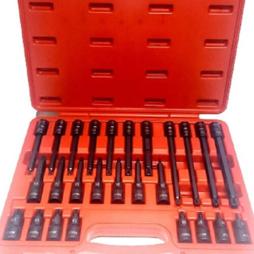 Set 26 Pezzi Chiavi A Bussola Inserti Millerighe Xzn 1/2″ Da M5 A M16 Fs-43614
