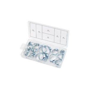 Set 26 Pezzi Fascette Ferro Per Tubi Varie Misure ø 16-40 Mm Stringitubo A Bullone