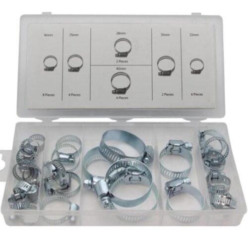 Set 26 Pezzi Kit Fascette Stringitubo Con Chiusura Asimmetrica 16-40mm Assortite