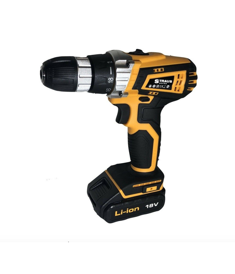 Set 2pz Trapano Elettrico 710w + Avvitatore Doppia Batteria 18v Accessori Iw017 - immagine 3