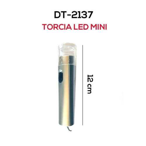 Set 3 Pezzi Mini Torcia Led Smd 12 Cm Tascabile Portatile Per Campeggio Dt-2137