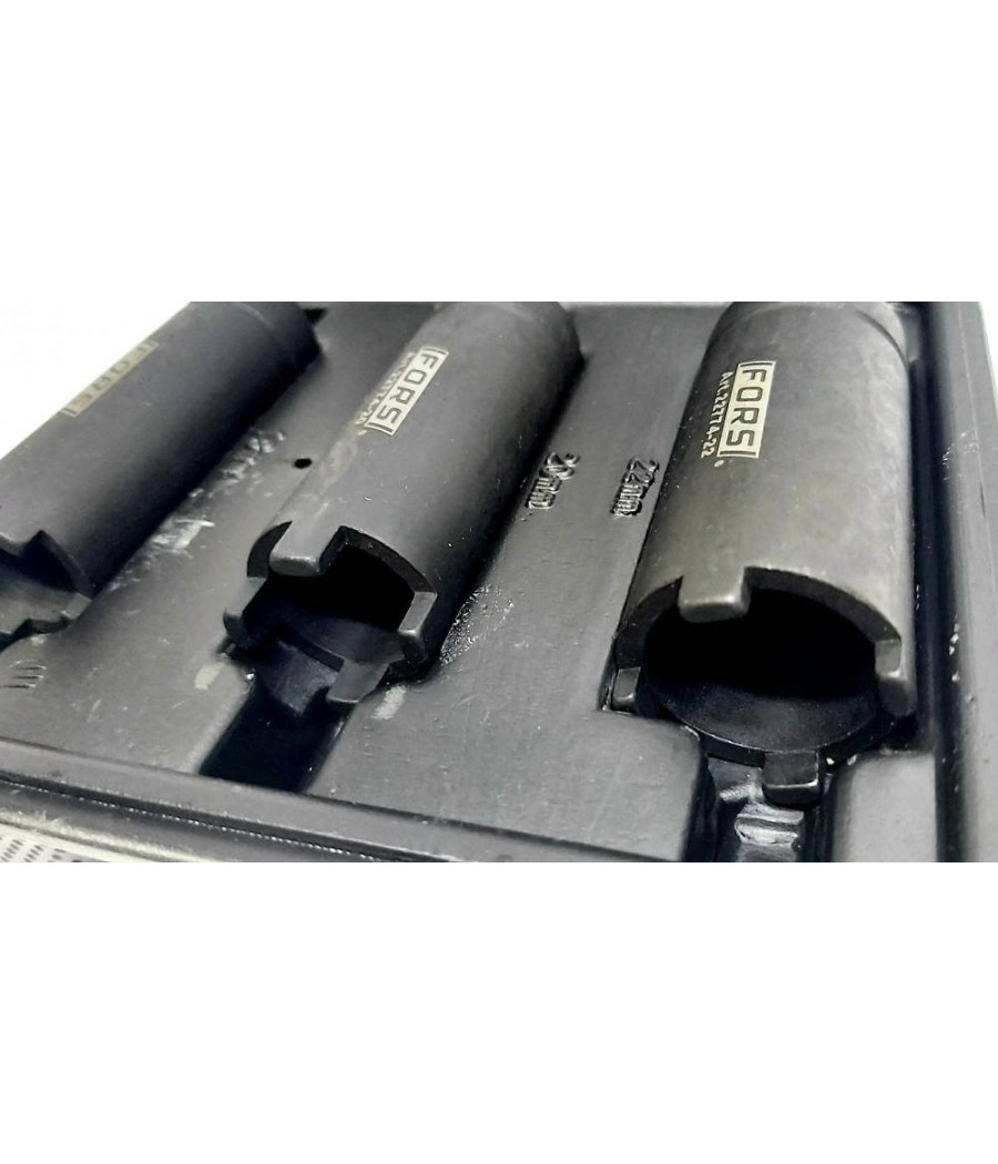 Set 3 Pz Chiave Smonta E Blocca Dadi Frizione Moto Manicotti Quattro Denti 22774 - immagine 3