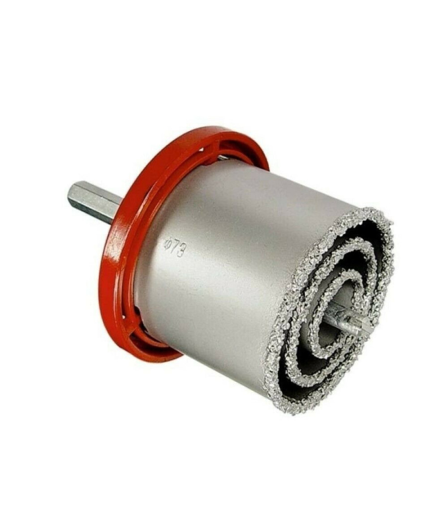 Set 4 Frese Fresa A Tazza Carotatrice Diamantata Muro Marmo Da 33 A 73 Mm 02126 - immagine 2