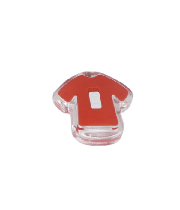 Set 4 Pezzi Mini Torcia Led Portachiavi A Forma Di Maglietta Da Calcio Dt-2141 - immagine 2