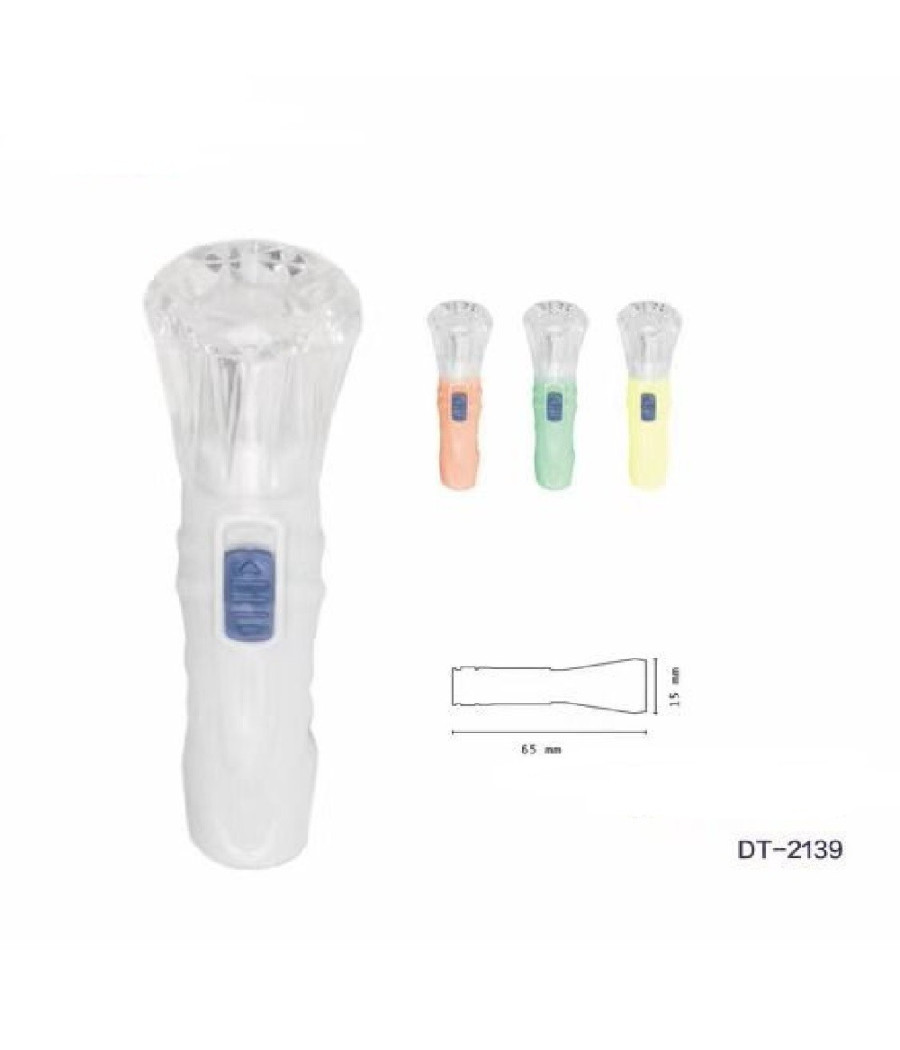 Set 4 Pezzi Mini Torcia Led Portachiavi Tascabile Resistente Portatile Dt-2139