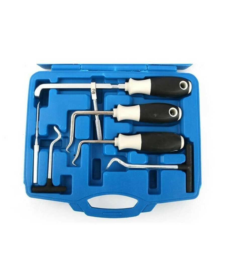 Set 6 Attrezzi Ganci Per La Rimozione Guarnizioni Anelli O-ring Paraolio Hy63631 - immagine 2