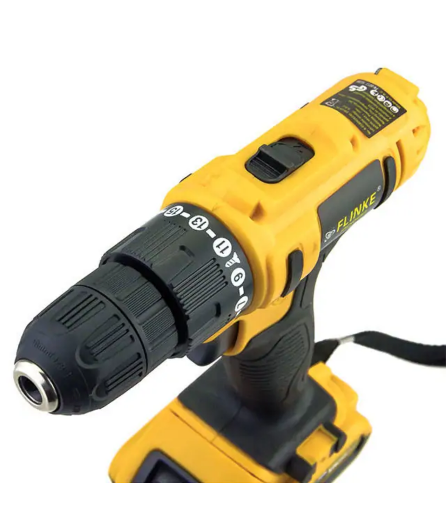 Set 78 Pz Trapano Avvitatore A Batteria 24v Litio Ricaricabile Accessori Valigia - immagine 2