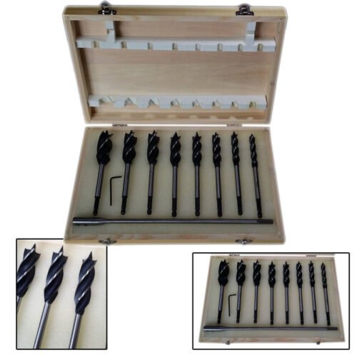 Set 8 Punte Per Trapano Tassellatore Puntale Autofilettante Legno Con Prolunga