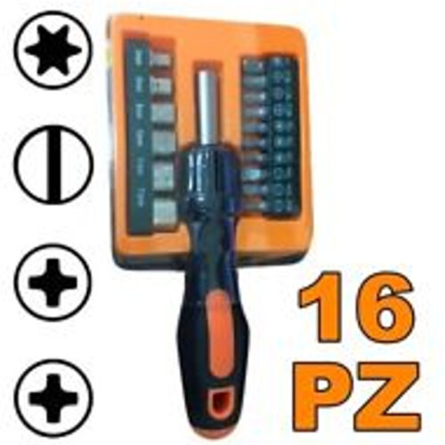 Set Cacciavite 16 Punte Assortite Tools Di Precisione Taglio Stella Intaglio