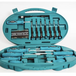 Set Cacciaviti E Punte Kit 42 Pezzi Chrome Vanadium Con Cacciavite Di Precisione