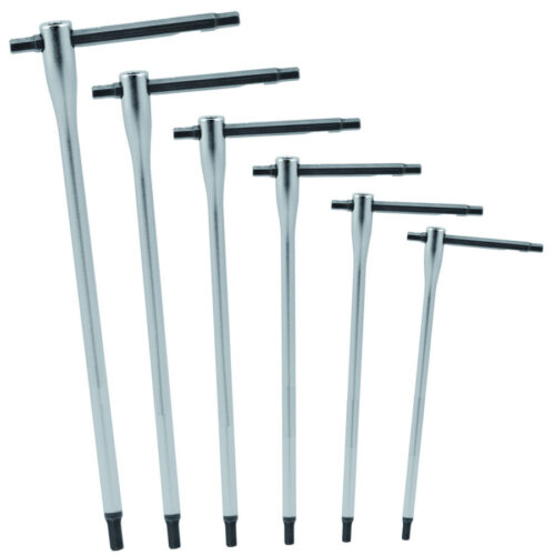 Set Chiavi A T Torx 9 Pz Pezzi Lunghe Maschio Asta Scorrevole T8 – T40