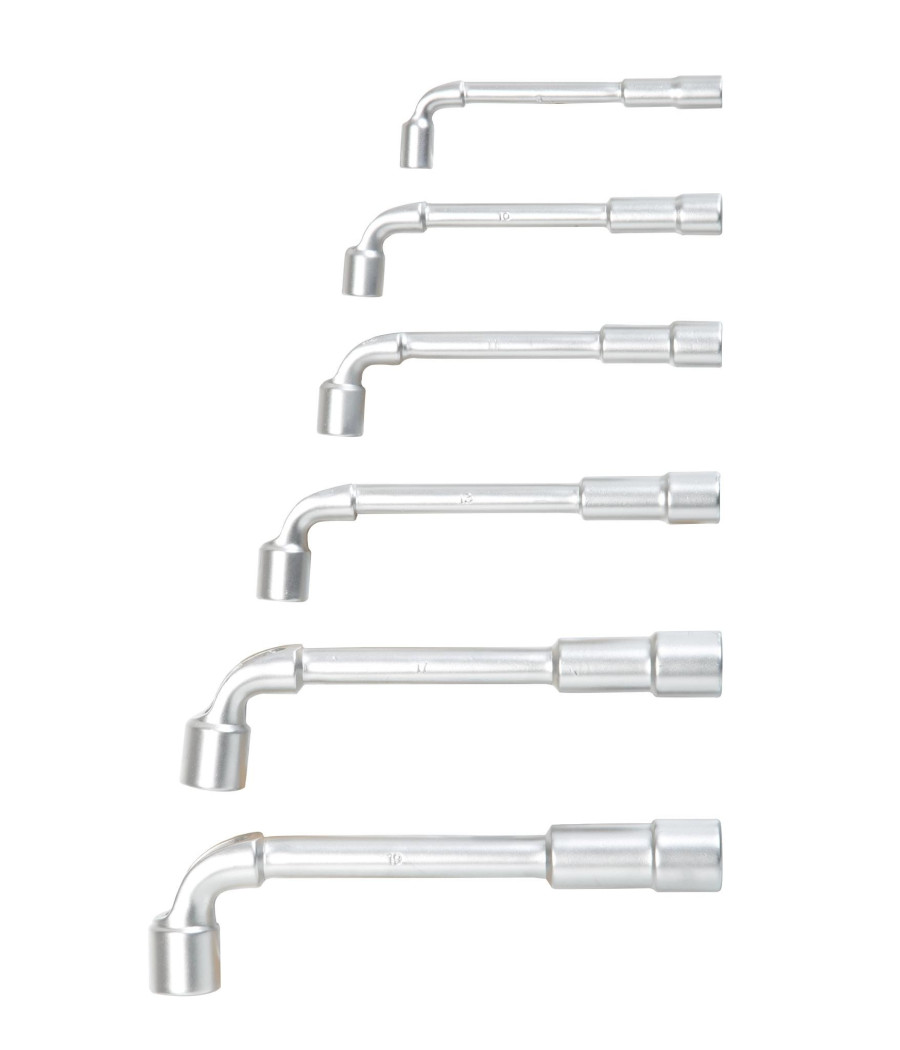 Set Di 8 Chiavi A Pipa Esagonali 8 - 22mm Chiavi Bussola 8 10 11 12 13 14 17 19 - immagine 2