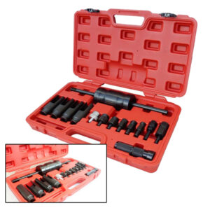 Set Kit Per Estrazione Iniettore Iniettori Universale Con Martello Scorrevole