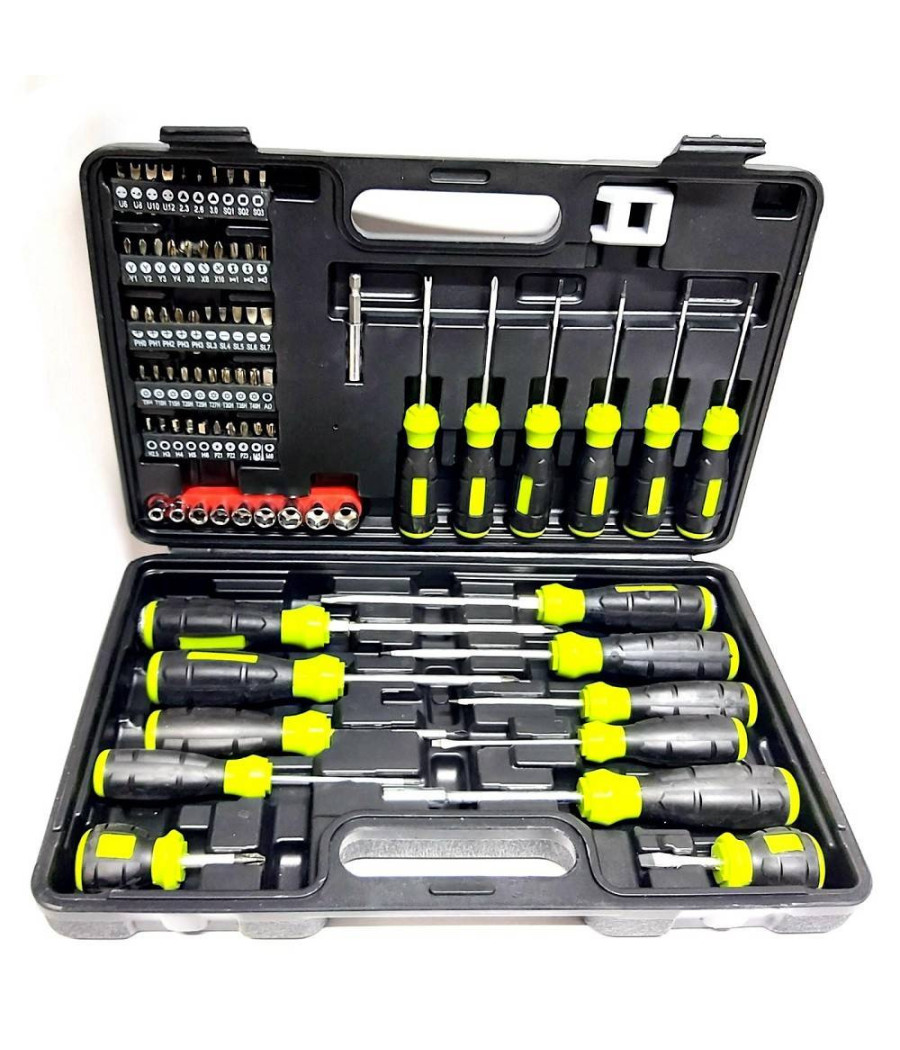 Set Valigia Bussole Cacciaviti Cacciavite Inserti 78 Pz A Taglio Croce Torx Y U - immagine 2