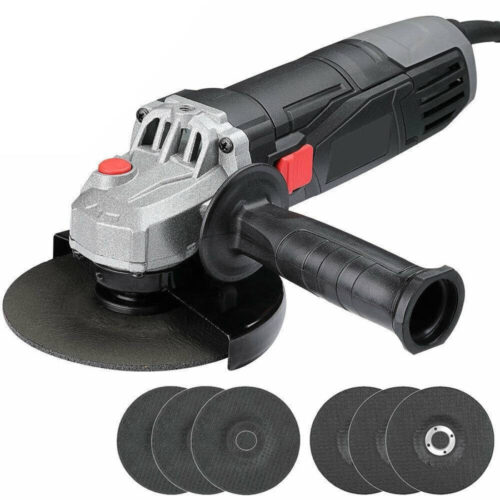 Smerigliatrice Angolare 750w Flex Frullino 125mm 6 Dischi E Manico Regolabile