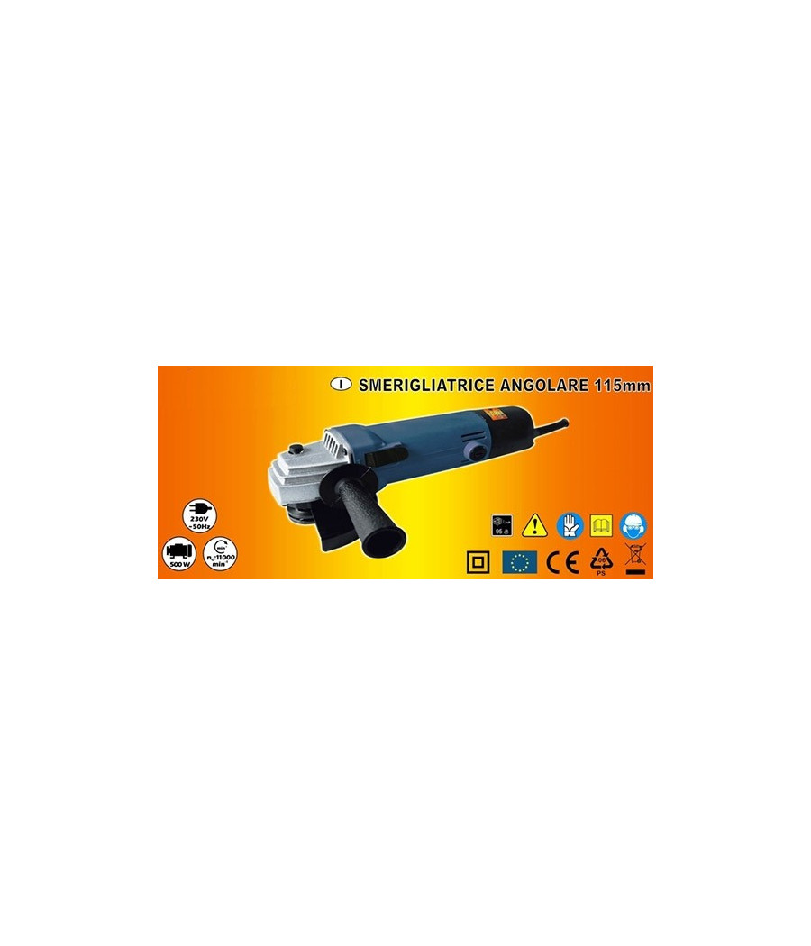 Smerigliatrice Angolare Flex 115mm 500w Tg115a-115 Disco Diamantato In Omaggio - immagine 2