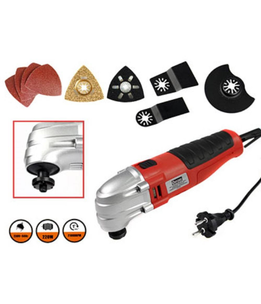 Smerigliatrice Utensile Multifunzione Flex Elettroutensile Tagliare Levigare 220w