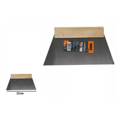 Spatola Trapezoidale Per Stucco In Acciaio Manico In Legno 22 Cm Pittore 53269a