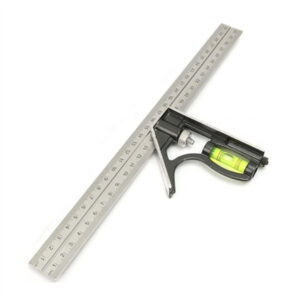 Squadra Combinata Con Livella Metrica A Bolla In Alluminio Angolo 45°90° 300m