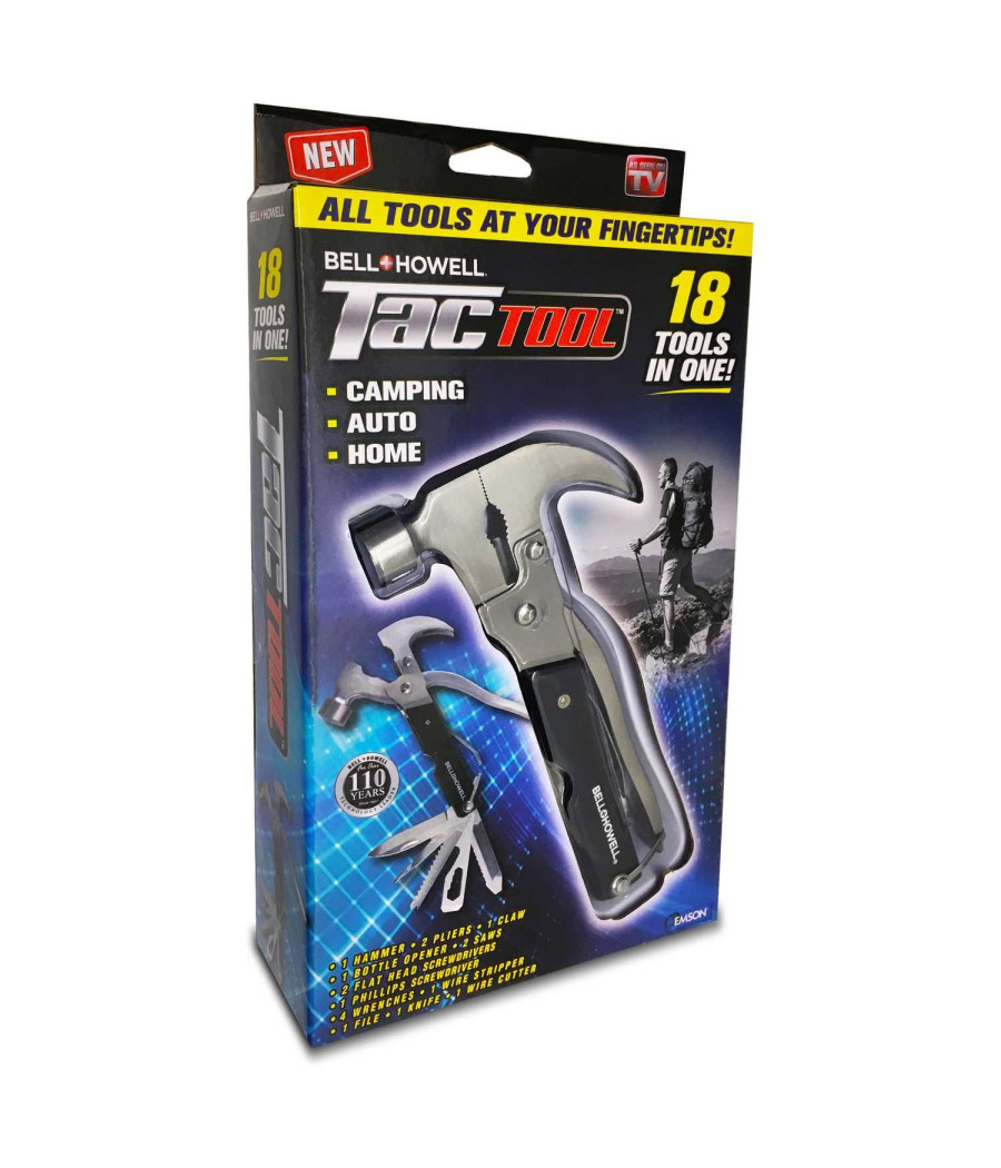 Strumento Multiuso Multifunzione 18 Attrezzi In 1 Martello Pinza Cacciavite - immagine 2
