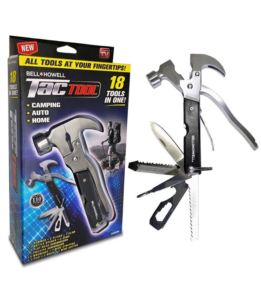 Strumento Multiuso Multifunzione 18 Attrezzi In 1 Martello Pinza Cacciavite