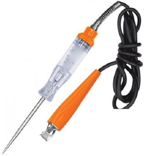 Tester Penna Circuiti 1522 Punta Acciaio Manico Plastica Tensione Con Clip Auto