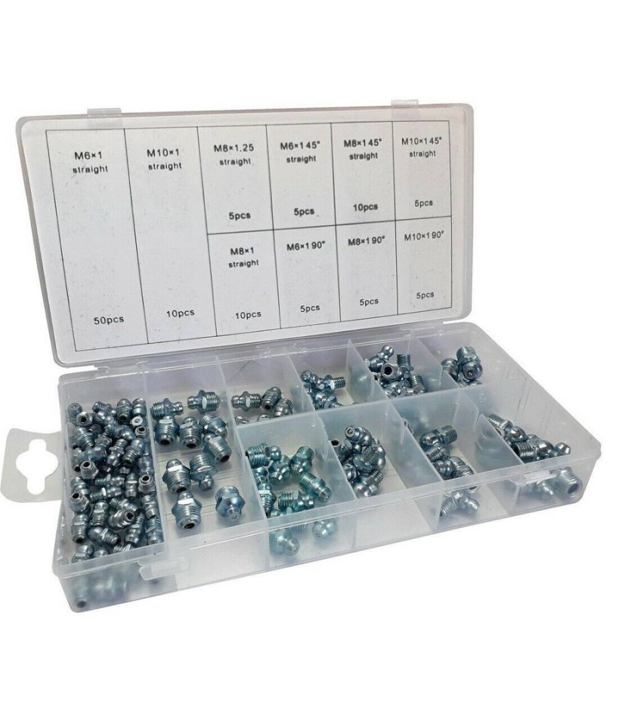 Testine Ingrassatori 110 Pz Ingrassatore Auto Trattore Camion Pala Meccanica