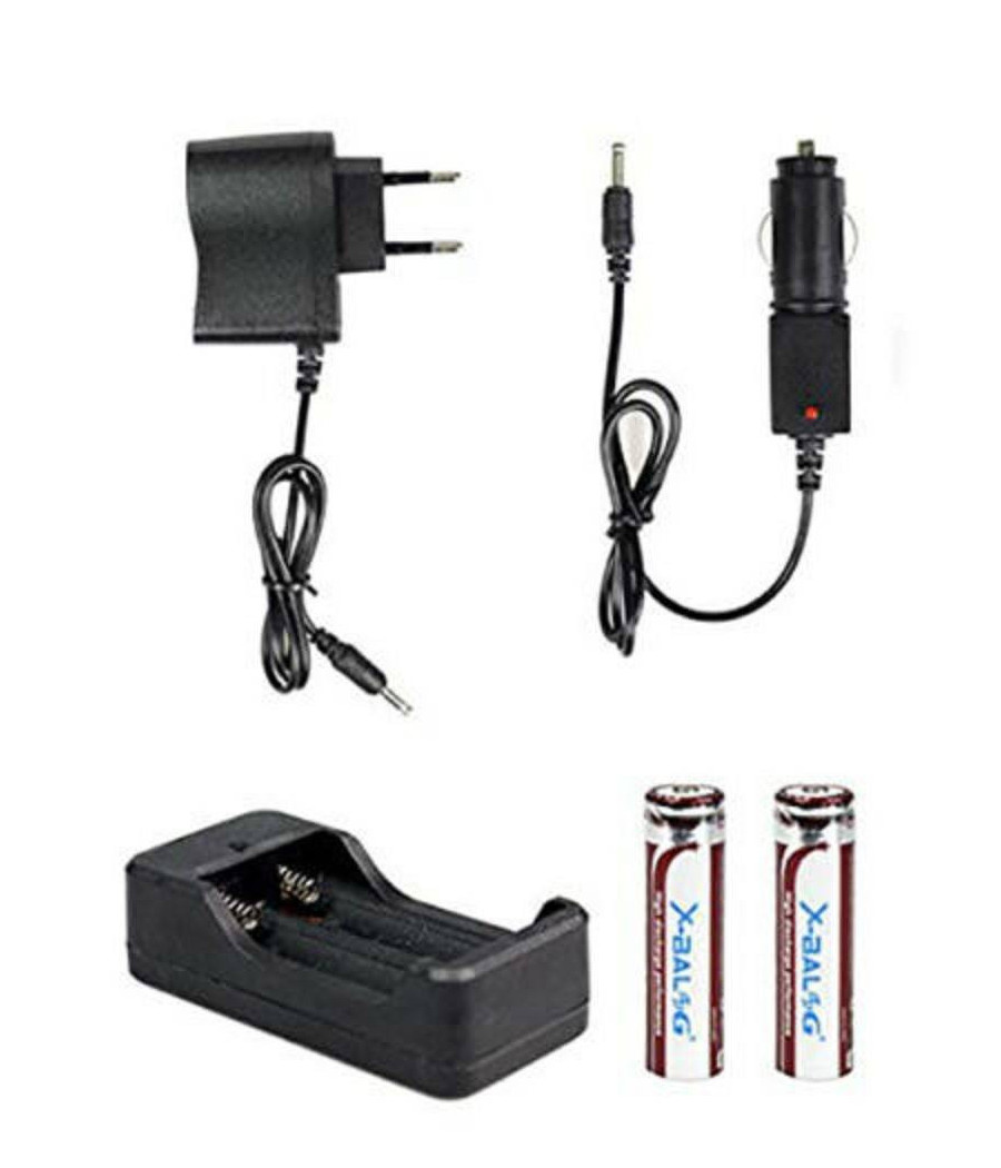 Torcia 100000 Lumen Tattica / Militare Sos Led T6 Ricaricabile Zoom 8668-t6 - immagine 3