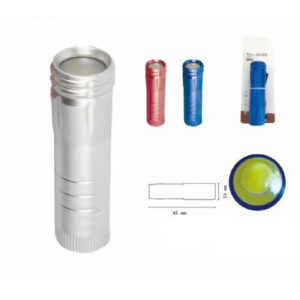 Torcia Elettrica Luce Led Smd In Alluminio Tascabile Portatile Resistente Dt2036