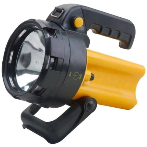 Torcia Lampada Faro Portatile Led 3w Batteria Luce Emergenza Doppia Impugnatura