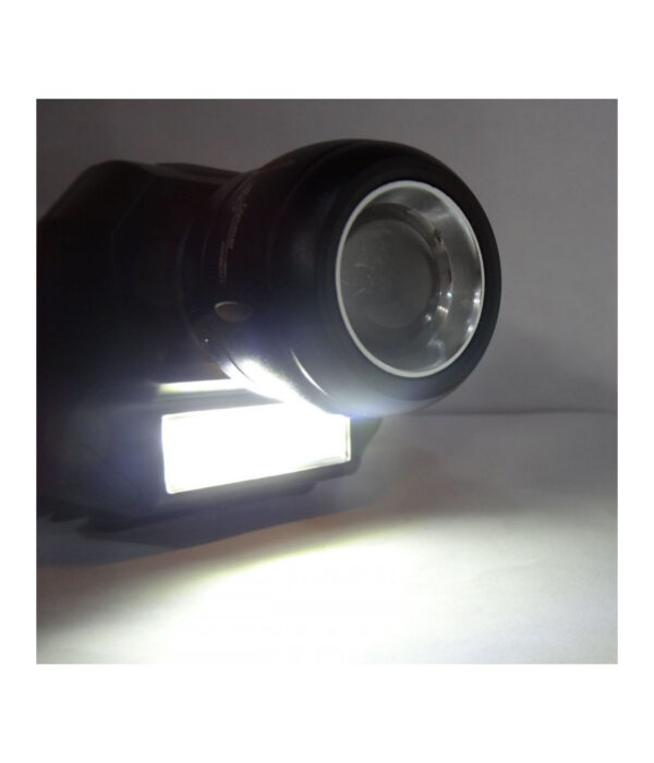 Torcia Lampada Frontale A 2 Led Cree Cob Ricaricabile 2 Luci Bl-6916a - immagine 3