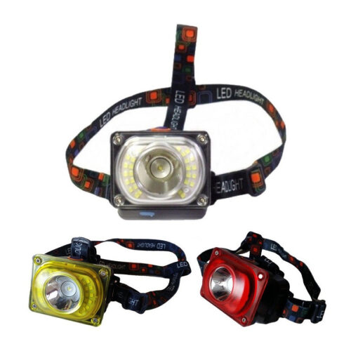 Torcia Lampada Frontale Led Ricaricabile 30led Cree T6 4 Funzioni A Litio