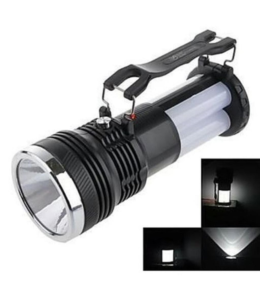 Torcia Lampada Lanterna A Led Smd Ricaricabile Energia Pannello Solare Yj-2881t