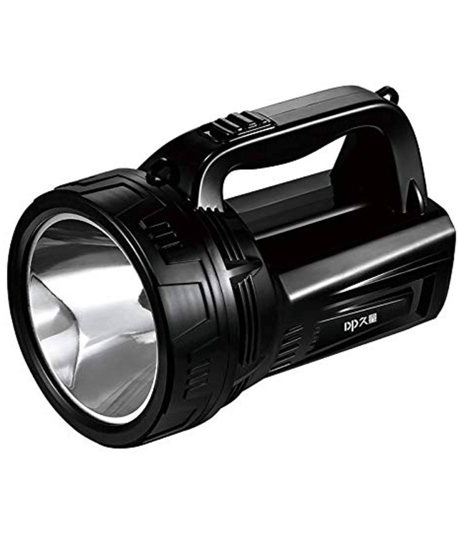 Torcia Lampada Luce Emergenza Faro Portatile Led 3w Batteria Doppia Impugnatura