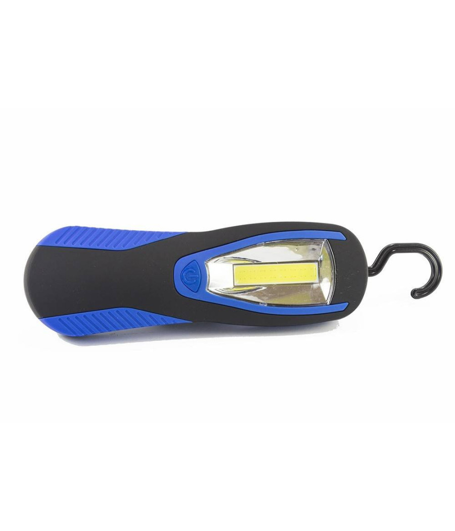 Torcia Lampada Portatile A Led Cob Striscia Led Cob Calamitata Con Gancio 3 Watt - immagine 3
